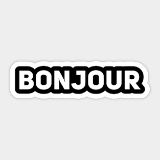 Bonjour Sticker